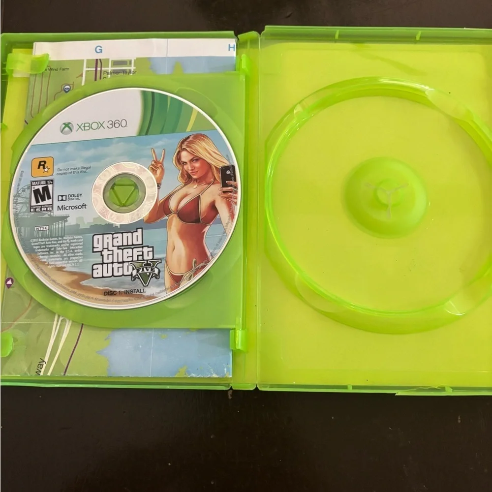 Grand Theft Auto V (Microsoft Xbox 360, 2013) 1 Disc